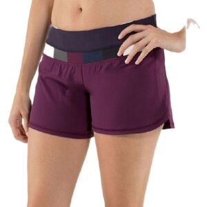 LULULEMON Athletica Run Speed Shorts Womens Size 8